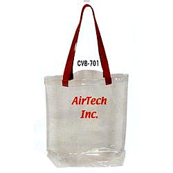 CVB701 - 12" X 12" X 4" Clear Vinyl Bag- No Pocket