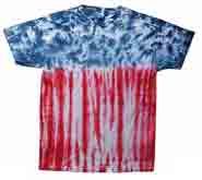 TYEDYE107 - FLAG TYE DYE SHIRT