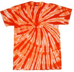 TW6 - ORANGE TWIST TIE DYE