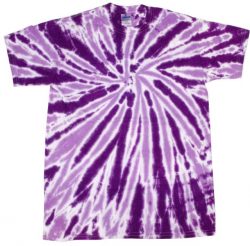TW8 - PURPLE TWIST TIE DYE