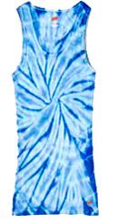 TYET102 - SPIDER BABY BLUE SOFFEE TANK TOP