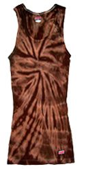 TYET103 - SPIDER CHOCOLATE SOFFEE TANK TOP