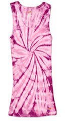 TYET107 - SPIDER LAVENDAR SOFFEE TANK TOP