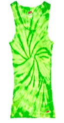 TYET108 - SPIDER LIME SOFFEE TANK TOP