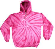 TYEH103 - SPIDER PINK TYE DYE HOODIE