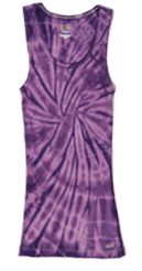 TYET112 - SPIDER PURPLE SOFFEE TANK TOP