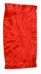 TT113 - SPIDER RED TYE DYE TOWEL