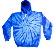 TYEH106 - SPIDER ROYAL TYE DYE HOODIE