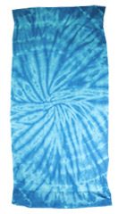 TT112 - SPIDER TURQUOISE TYE DYE TOWEL